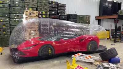 Indoor car bubble