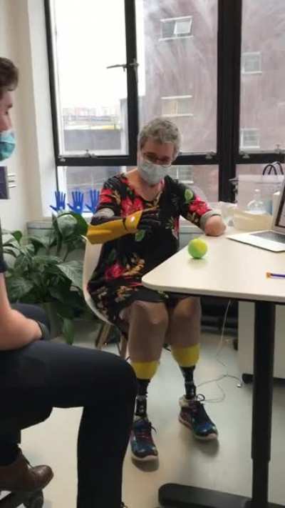 Caroline survived COVID, Kidney failure, Sepsis, and a quadruple amputation. See her joy. :)