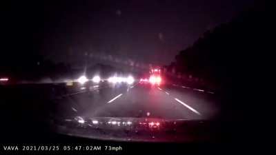 Close call on my way into work this morning.