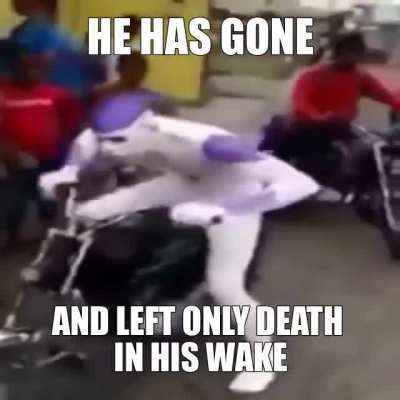 he has left....