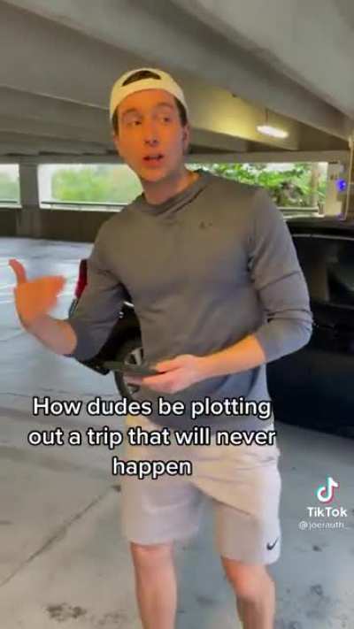 Planning a trip that never happens
