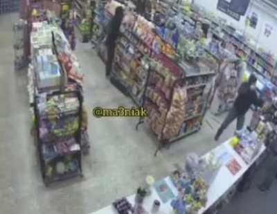 stealing packs of chips