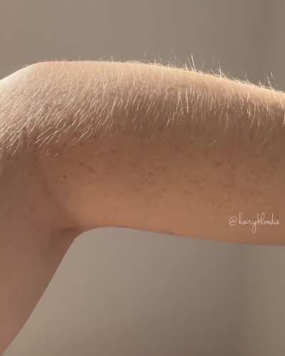 My [arms] are too pretty to shave