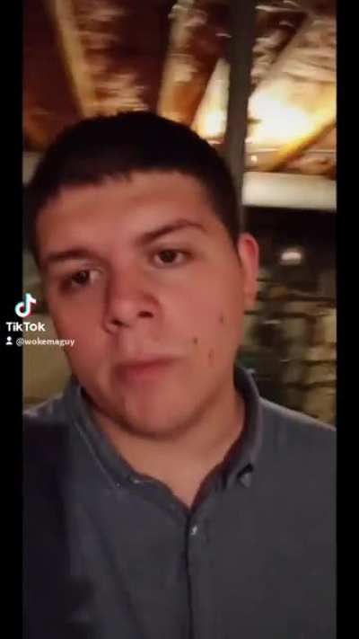 TikTok deleted this one at 9.5k likes. Woke guy from Boston
