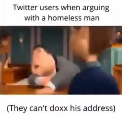 homeless moment