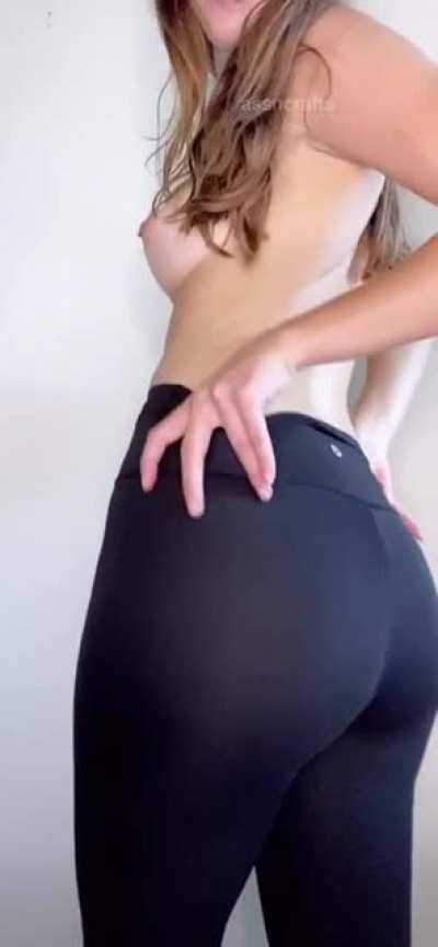 Once the leggings come off 😳