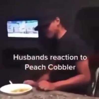 Peach cobbler