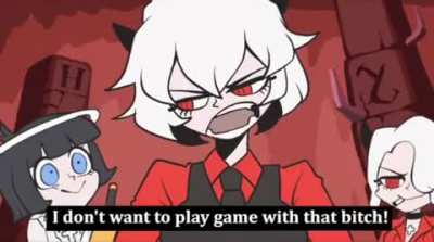 Malina doesn't wanna play with her sister (Sauce in the comments)