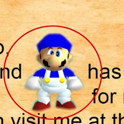 Mario gets a letter