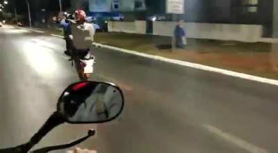 Nice and short bike stunt