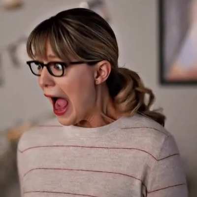 Kara walking in and seeing her nudes spread across the table... [Melissa Benoist]
