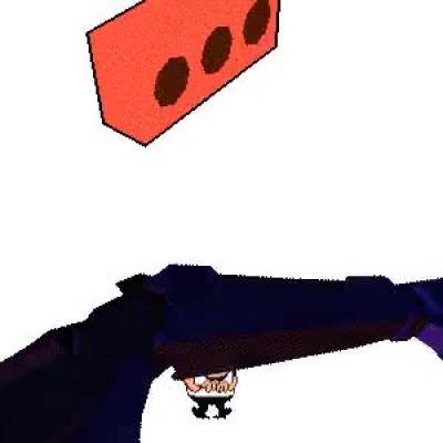 V1 and Peppino parry a brick into each other