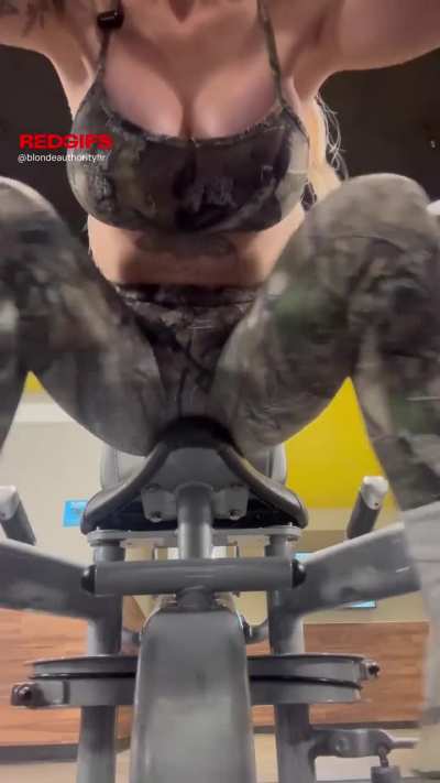 What do you think of this angle while I'm pumping my sweat?