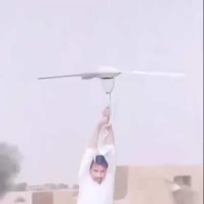 Helicopter fake vs real