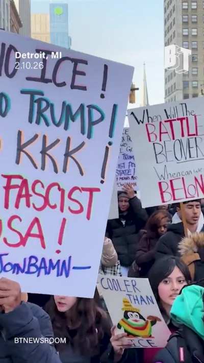 Detroit, MI: Student Resistance Rises Against Mass Deportations “No ICE, no KKK, no fascist USA!”