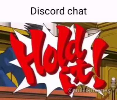 Ah of course, the average discord chat.