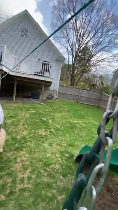 The rope on this bad zip line snapped while I was on it. Here’s the video (perfectly cut scream included)