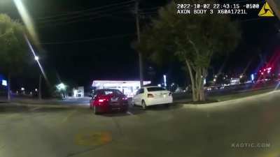 Cop opens fire