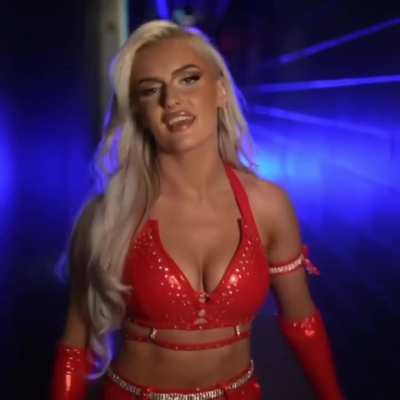 Walking into SmackDown soon, like she owns the show