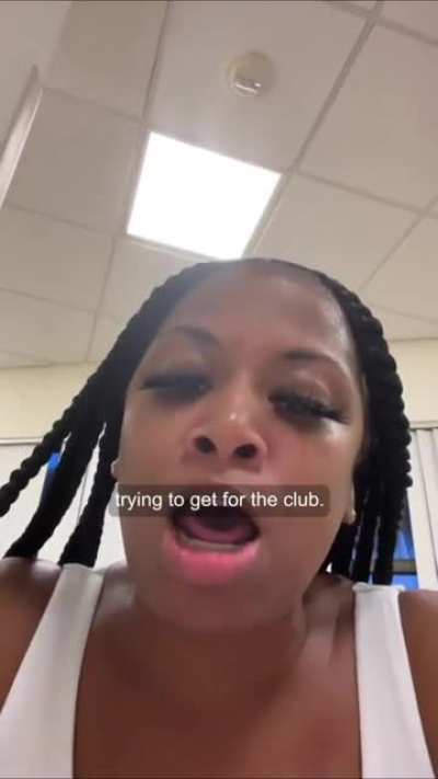 Her friend gets caught stealing in Macy’s and now they both going to jail. Funny af. I hate watch til the end stuff but seriously watch all of it even after it goes dark.