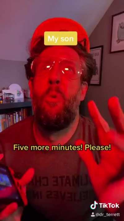 Dad thinks he’s Thanos