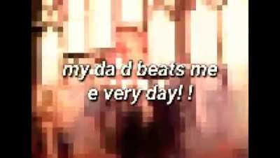 mydadbeatsme