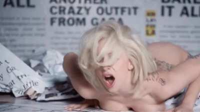 How many times did this Lady Gaga gif made you cum?