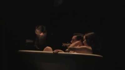 Emilia’s naked bum on Broadway