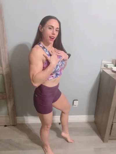 A little naughty flexing
