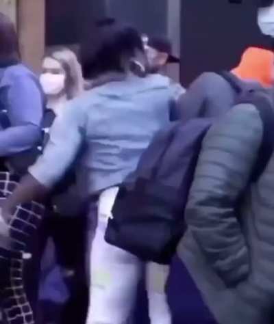 Grabbing ass
