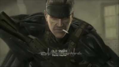 Solid Snake's Name Appears in MGS4's Intro
