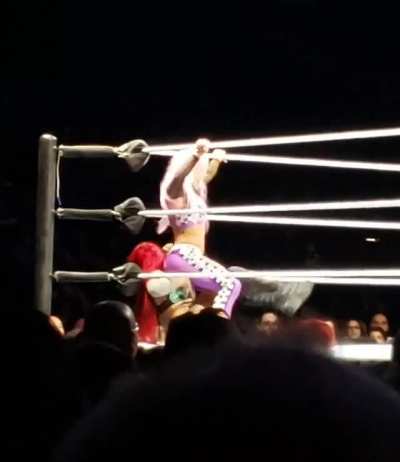 Liv Morgan stinkfacing Ember Moon