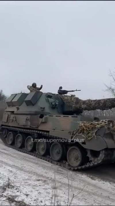 Polish AHS Krab, racing to destroy Wagner slave felons in Bakhmut