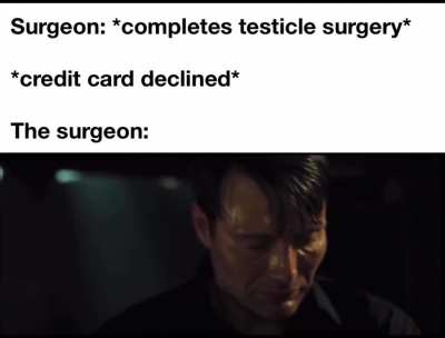 This was very painful for me to make