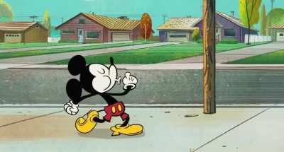 Mickey Walking...