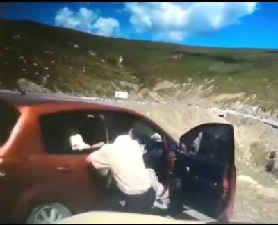 Rookie mistake by not pulling the handbrakes