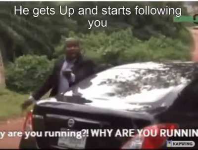 Hes the one getting arrested here.