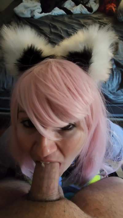 Love this pink hair