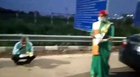 Migrant worker breaks down while being offered food. Source in comments.