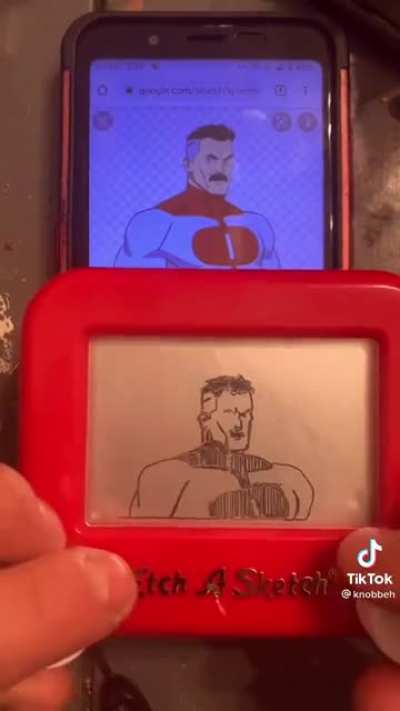 Just your average etch and sketch drawing