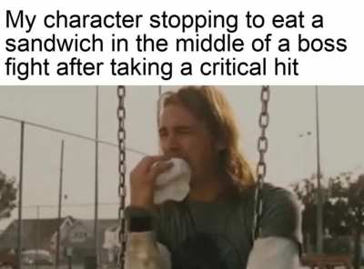This is not the time for... well ok maybe 1 bite