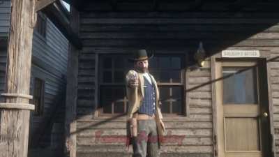 Walter White In RDR2 (made it last year)