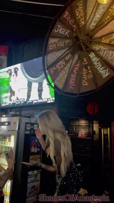 Game was rigged but I low key wanted to flash my tits in public