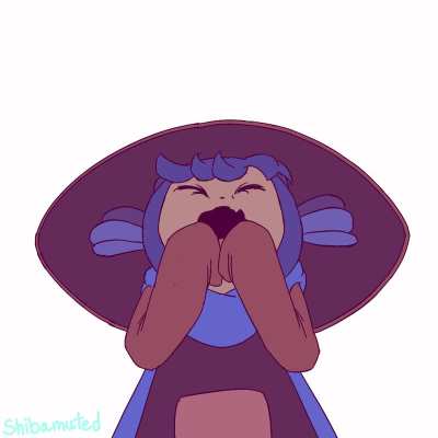 niko is yawning