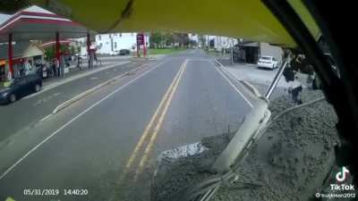 Should have looked left...