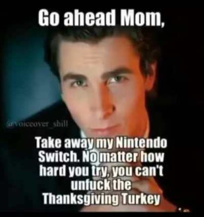 Go ahead mom