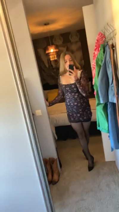 Walking on heel makes me feel girly