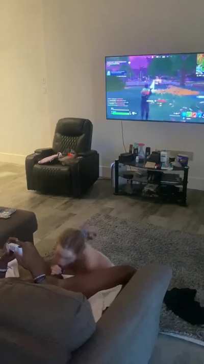While you were not at home, your sister's bf used your console to play Fortnite and at the same time your sister was sucking his dick 😊