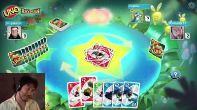 A lovely game of Uno