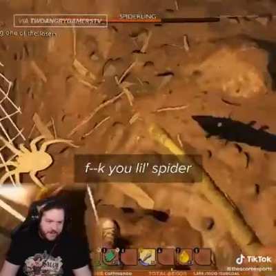 Spider said f*ck you back